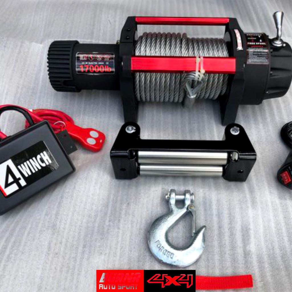 4Winch Winch 17000Lbs 8Ton Winch Sling Baja 24Volt Offroad