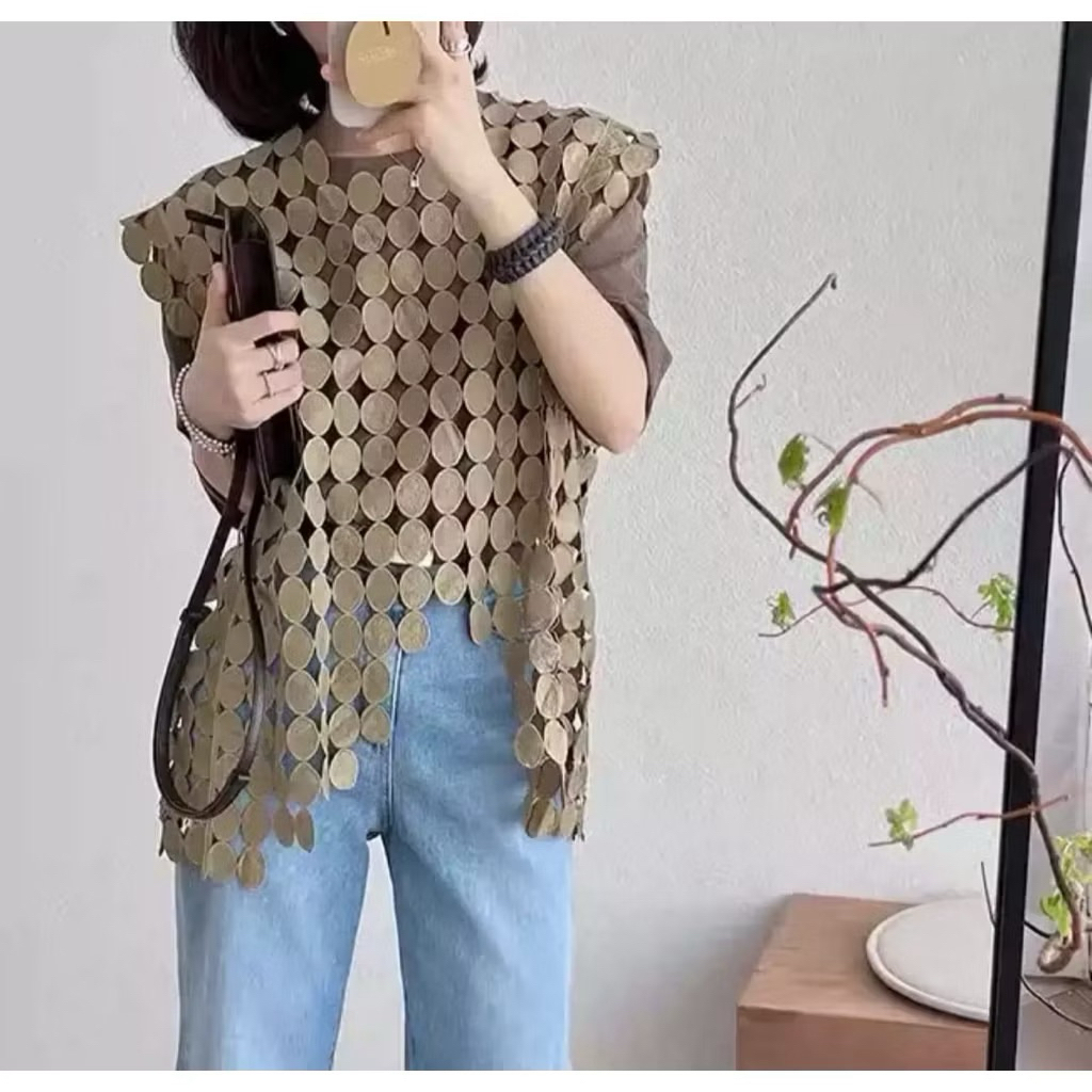 [PRELOVED] Outer Vest in olive green