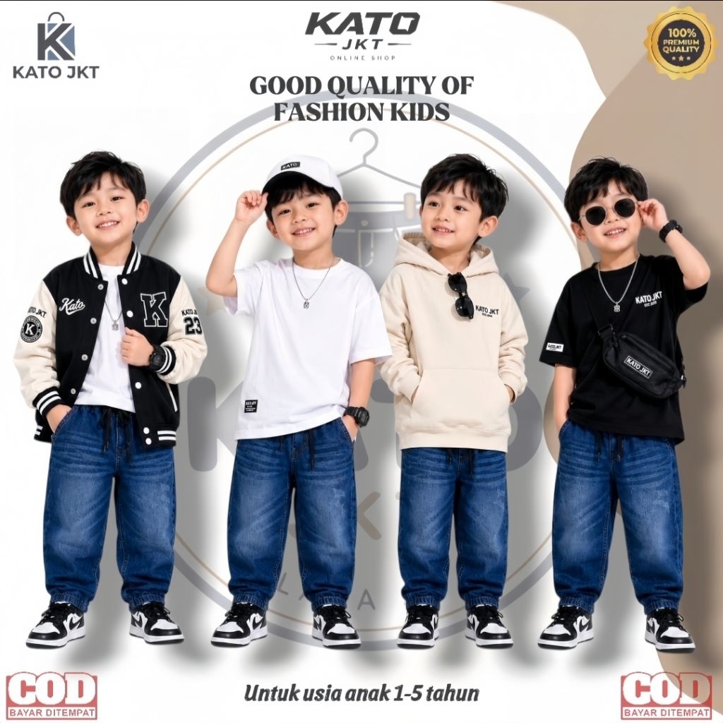 CELANA JEANS BARREL//PANJANG JEANS ANAK//CELANA ANAK LAKI-LAKI//MODEL TERBARU KATO 1-5 TAHUN