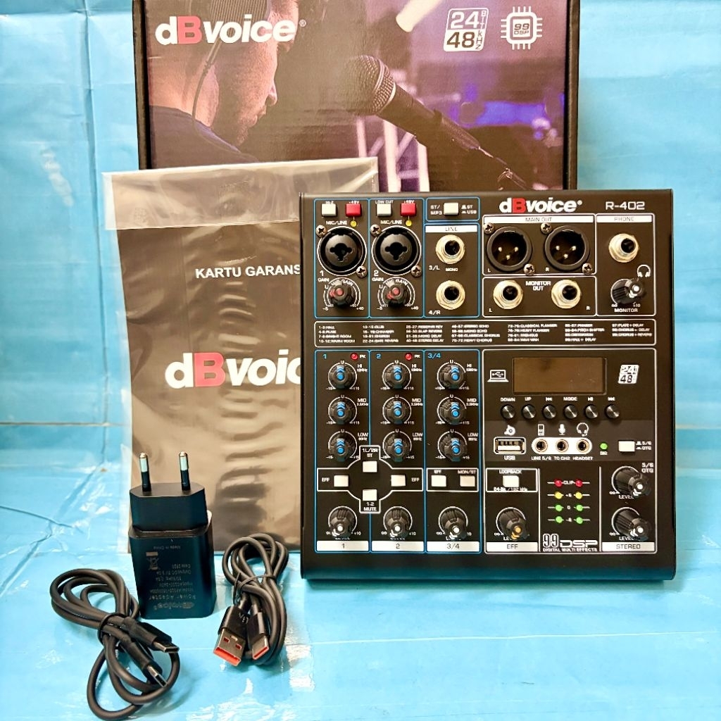 Mixer dB Voice R402 Original 4 Channel DbVoice R 402