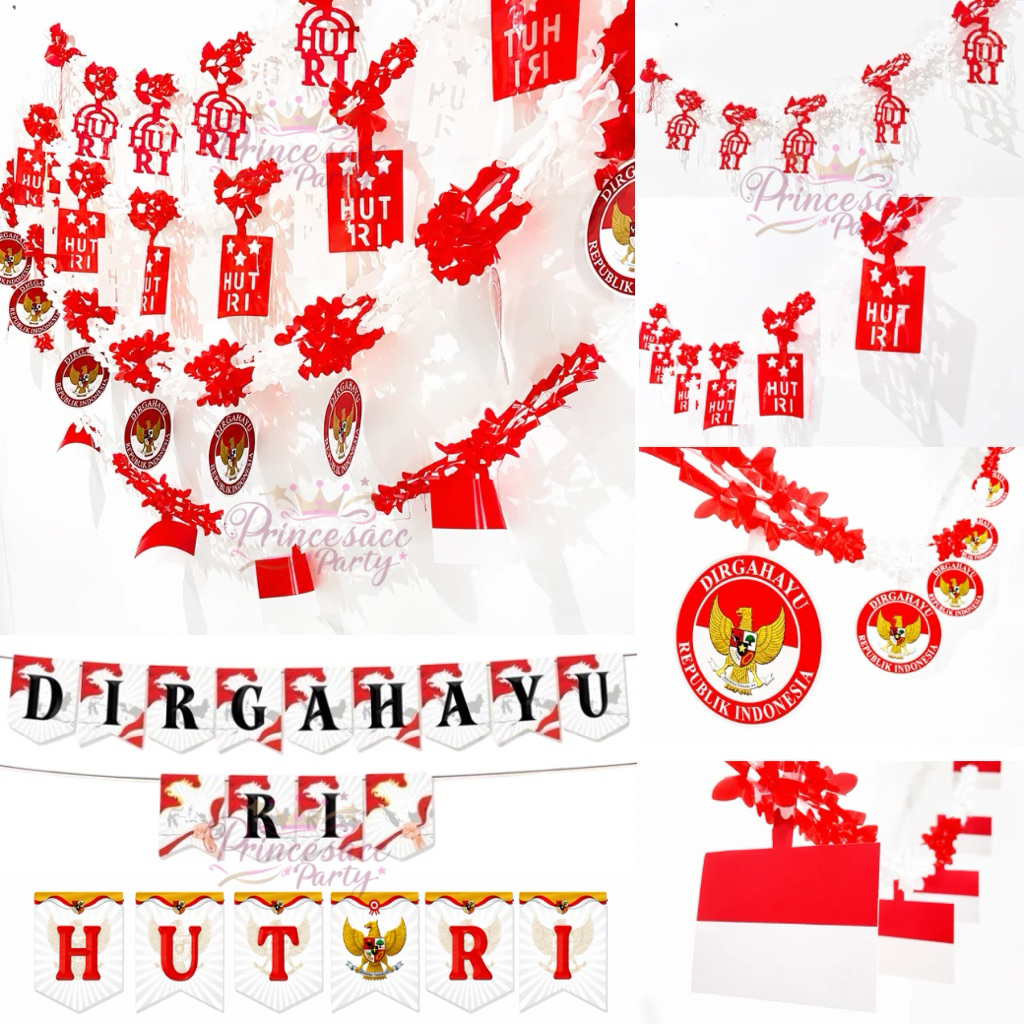 Banner Dirgahayu RI  / Banner HUT RI / Garland HUT RI