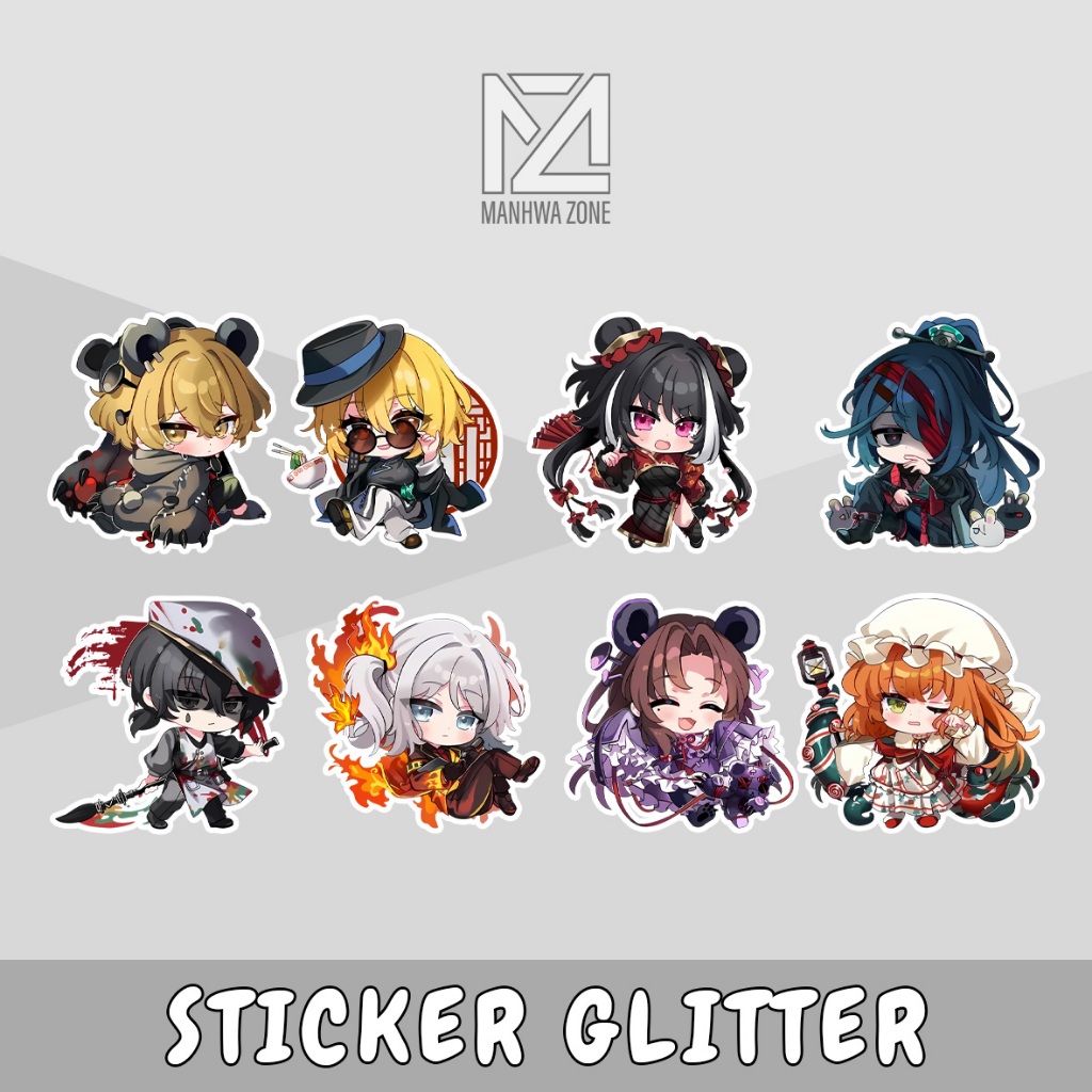 STICKER GLITTER LIMBUS COMPANY / STIKER LAMINASI GLITTER LIMBUS COMPANY