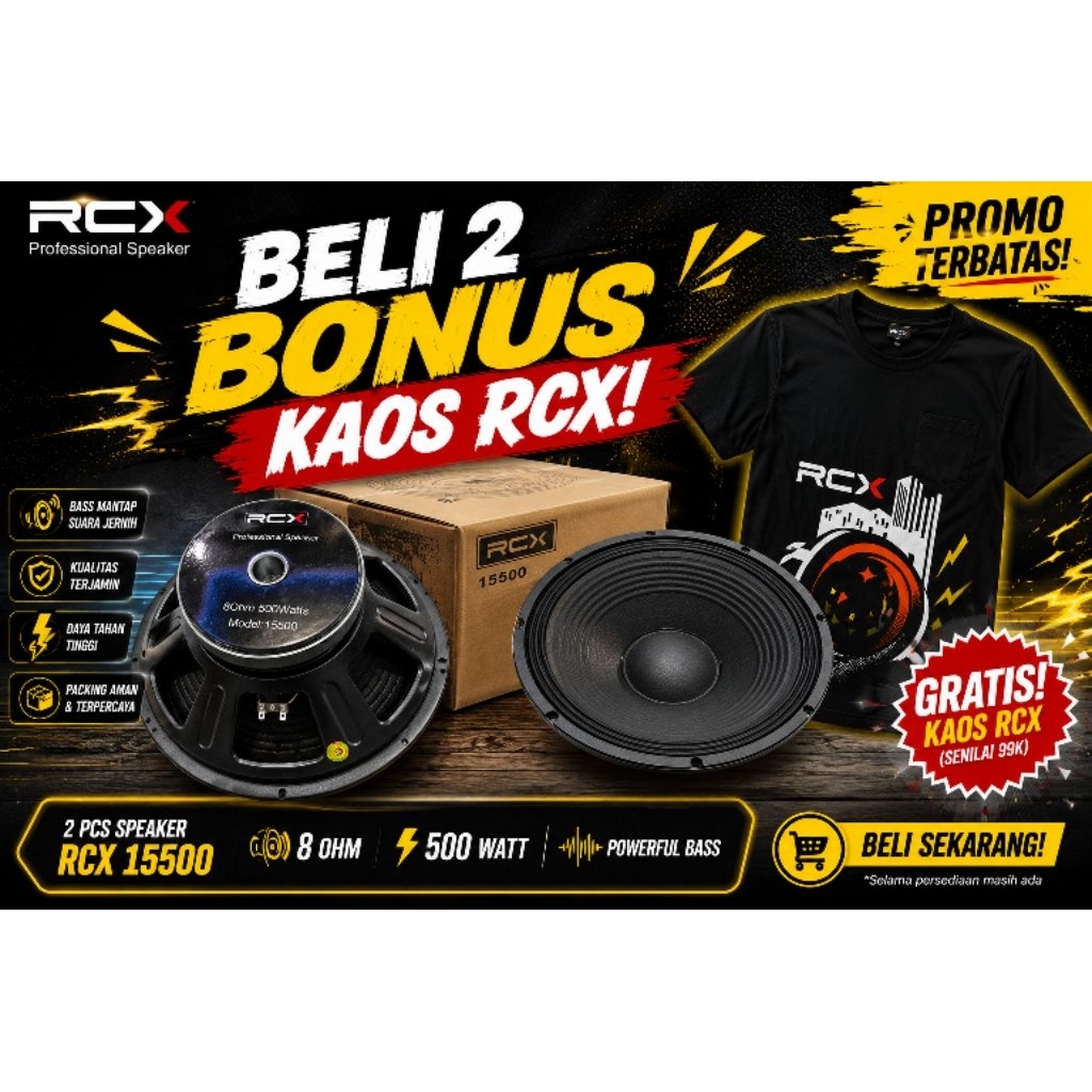 Speaker RCX 15 inch 15500