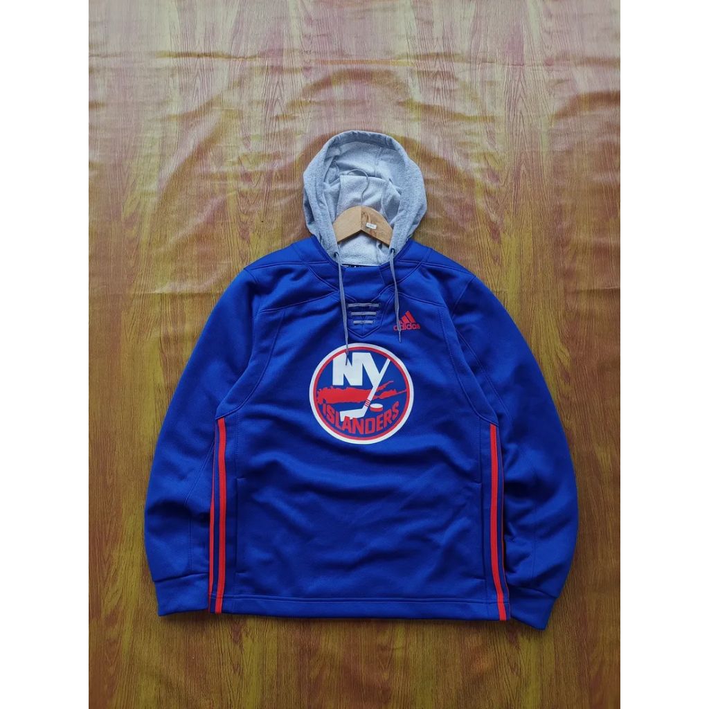 PULLOVER HOODIE NHL ISLANDERS SKATE LACER ART SABLON .