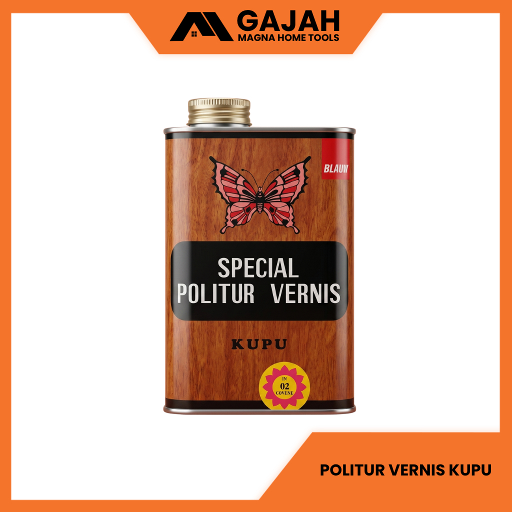 Politur Vernis Kupu Special 750 Ml Ori