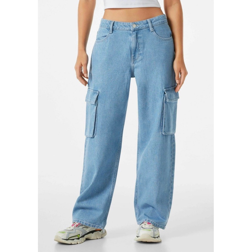 pl bershka cargo jeans