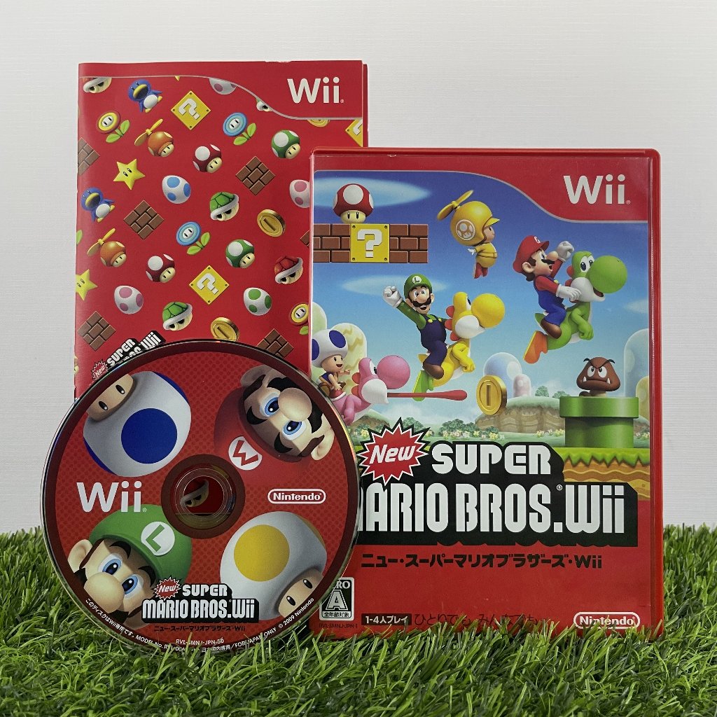 Nintendo Wii - New Super Mario Bros.Wii (Bahasa Jepang)