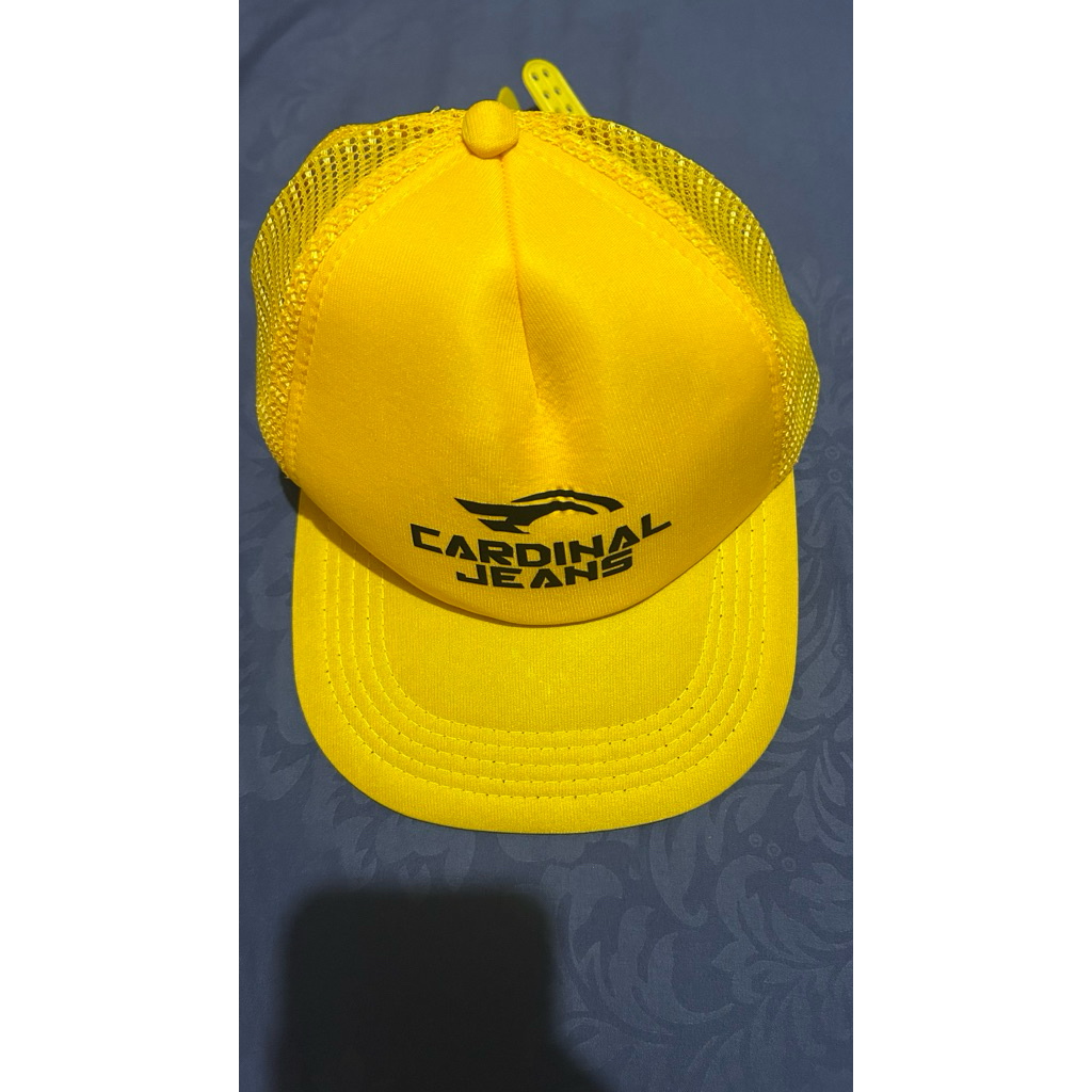 Topi Jaring Cardinal Eiger Kuning Navy Hitam