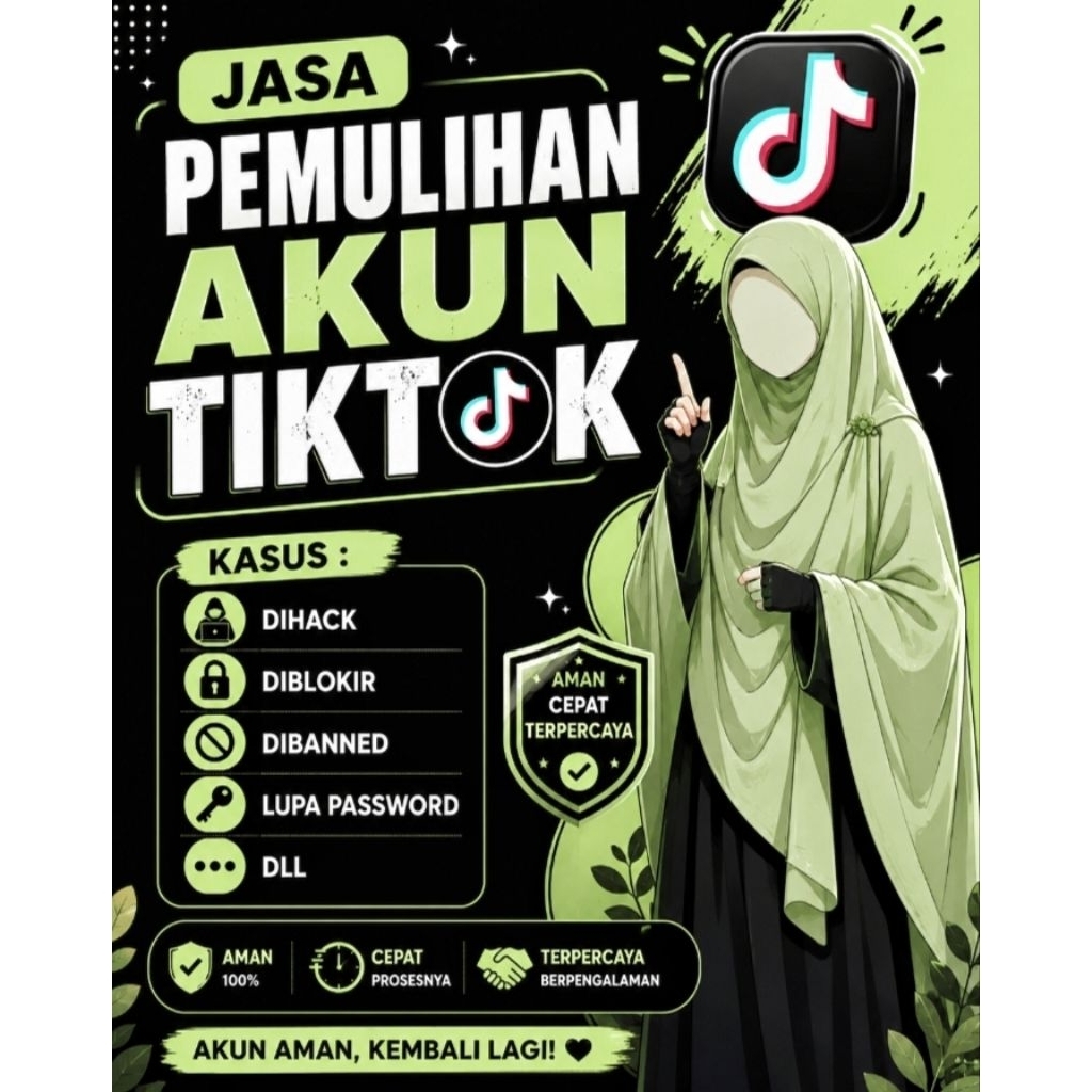Jasa Pemulihan Akun Tiktokkk