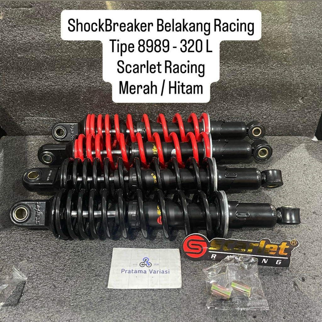 [Scarlet] Shock Breaker Belakang Scarlet Racing - Tipe 8989 - uk 320 mm