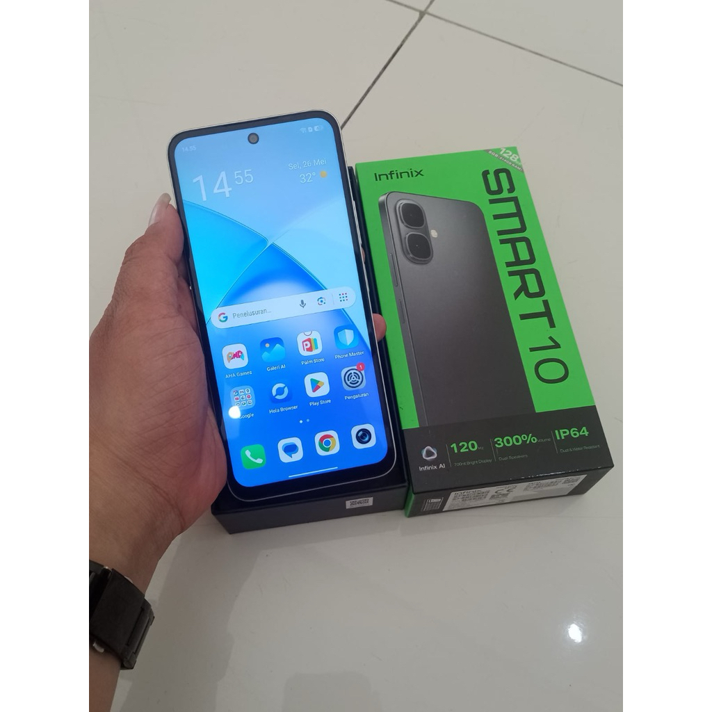 hp second-INFINIX SMART 10 (4/128)