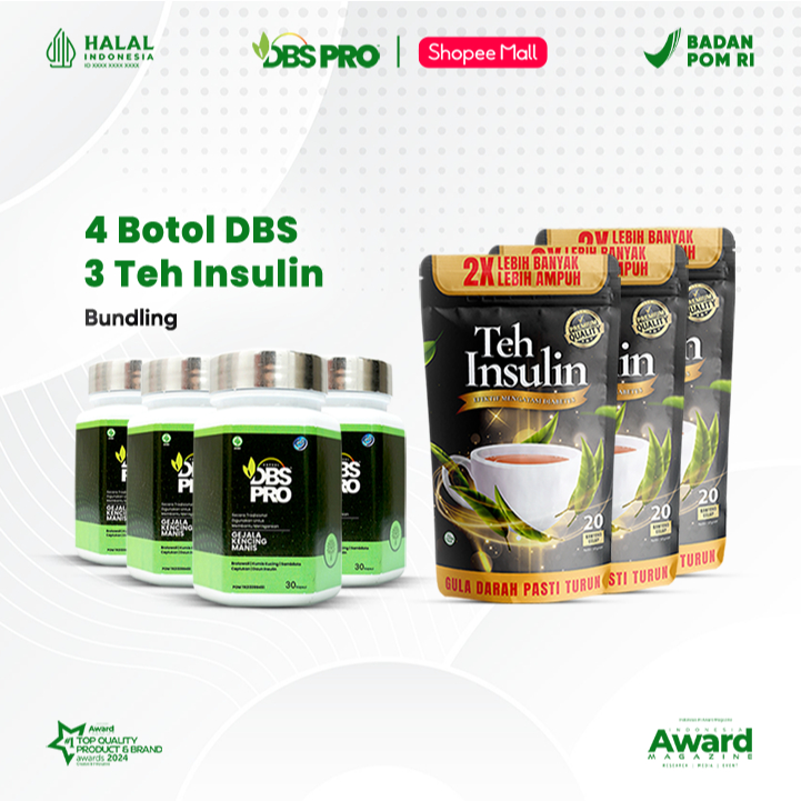 Dbs Pro (4 dbs + 3 teh) - BPOM Approved Original 100%