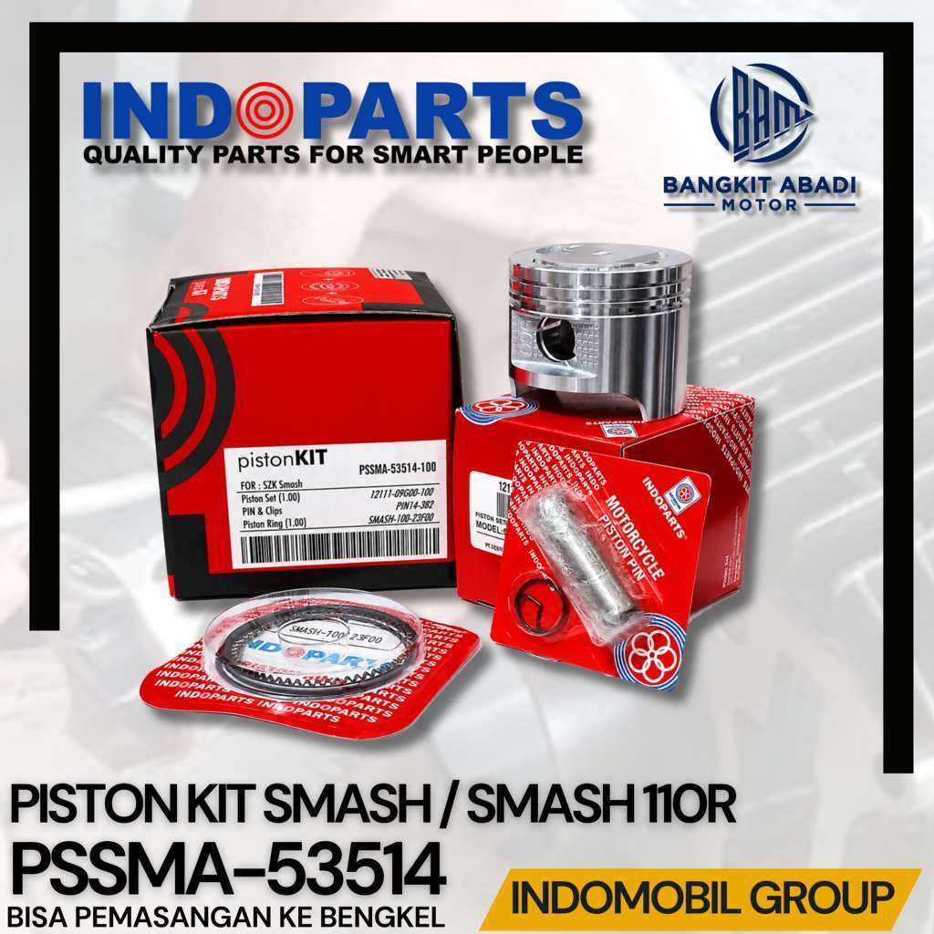 Indopart Piston Kit Smash Smash 110R PSSMA-53514