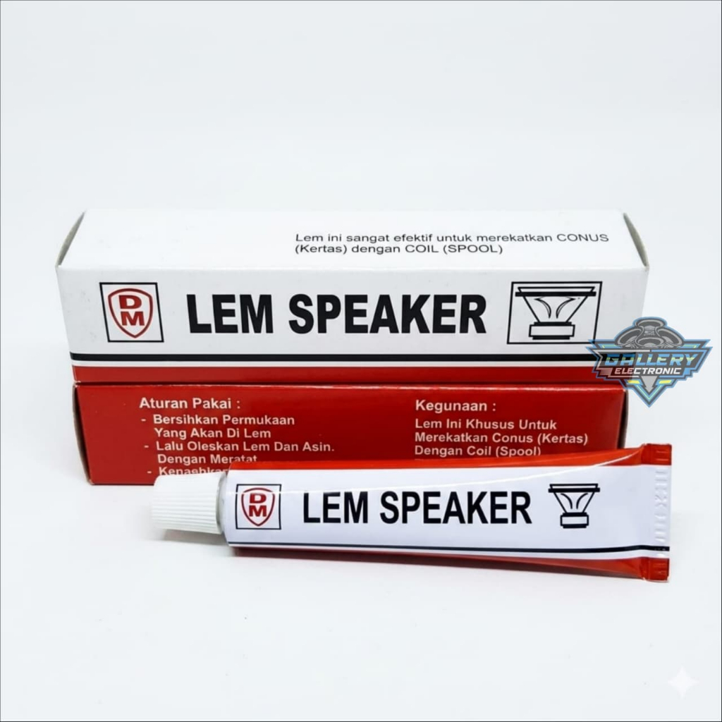 Lem Spiker / Glue For Speaker Merk DM / Lem Perekat Daun Speaker, Spool, Dust Cup Kualitas Bagus