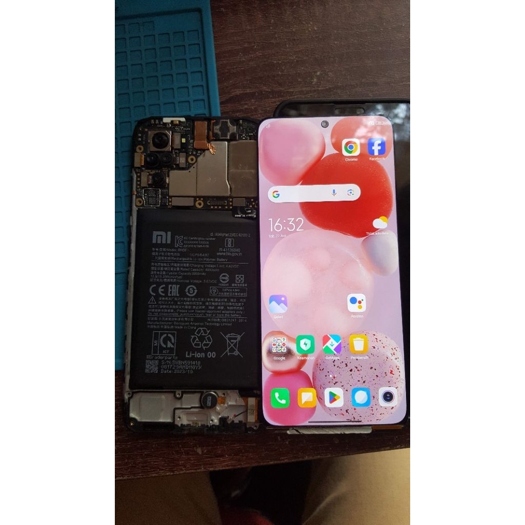 LCD ORIGINAL XIAOMI NOTE 10/10S/POCO M5S CABUTAN