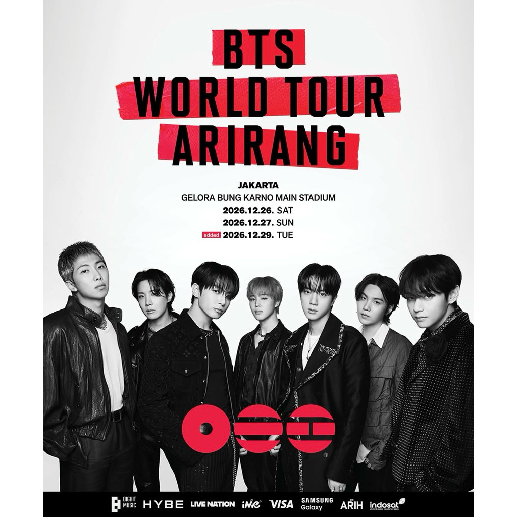 Tiket konser BTS Arirang Platinum Tribun Day 3 - DP only