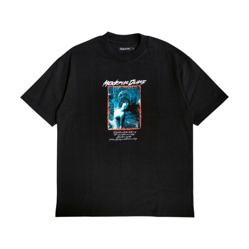 TSHIRT MODERN GUNS - ANGEL BLACK