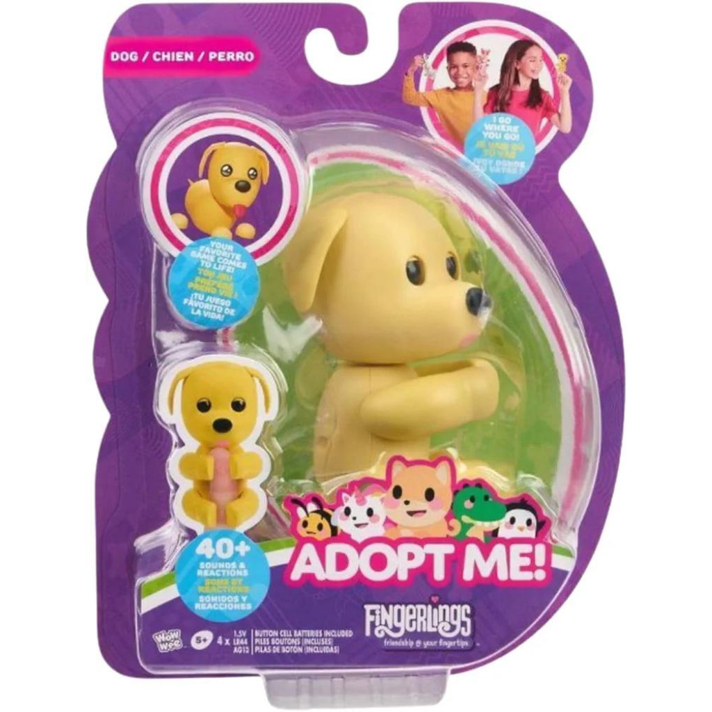 Fingerlings Adopt Me Dog Interactive Pet ORIGINAL Product LA Toys