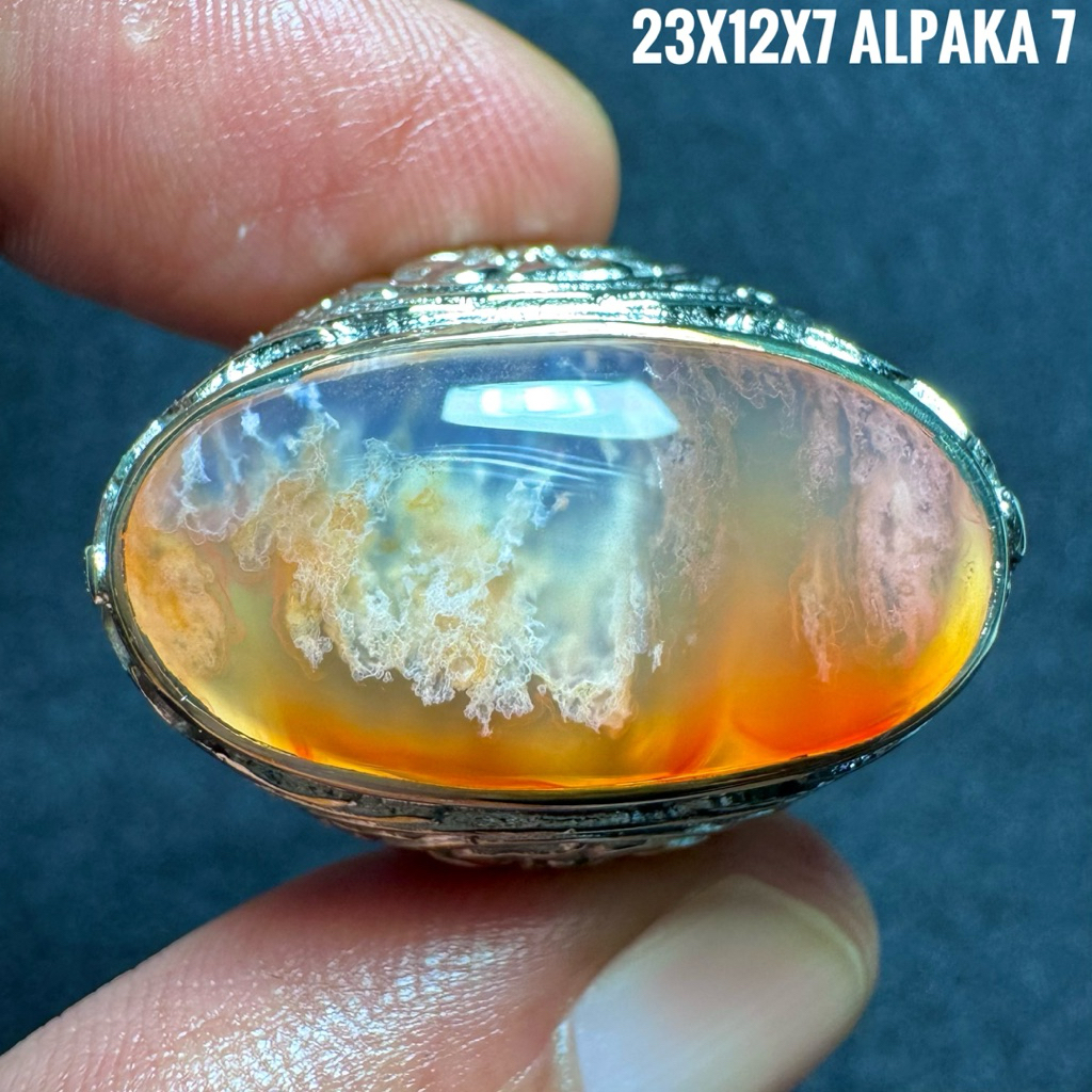 Cincin Batu Akik Natural Lafadz Allah