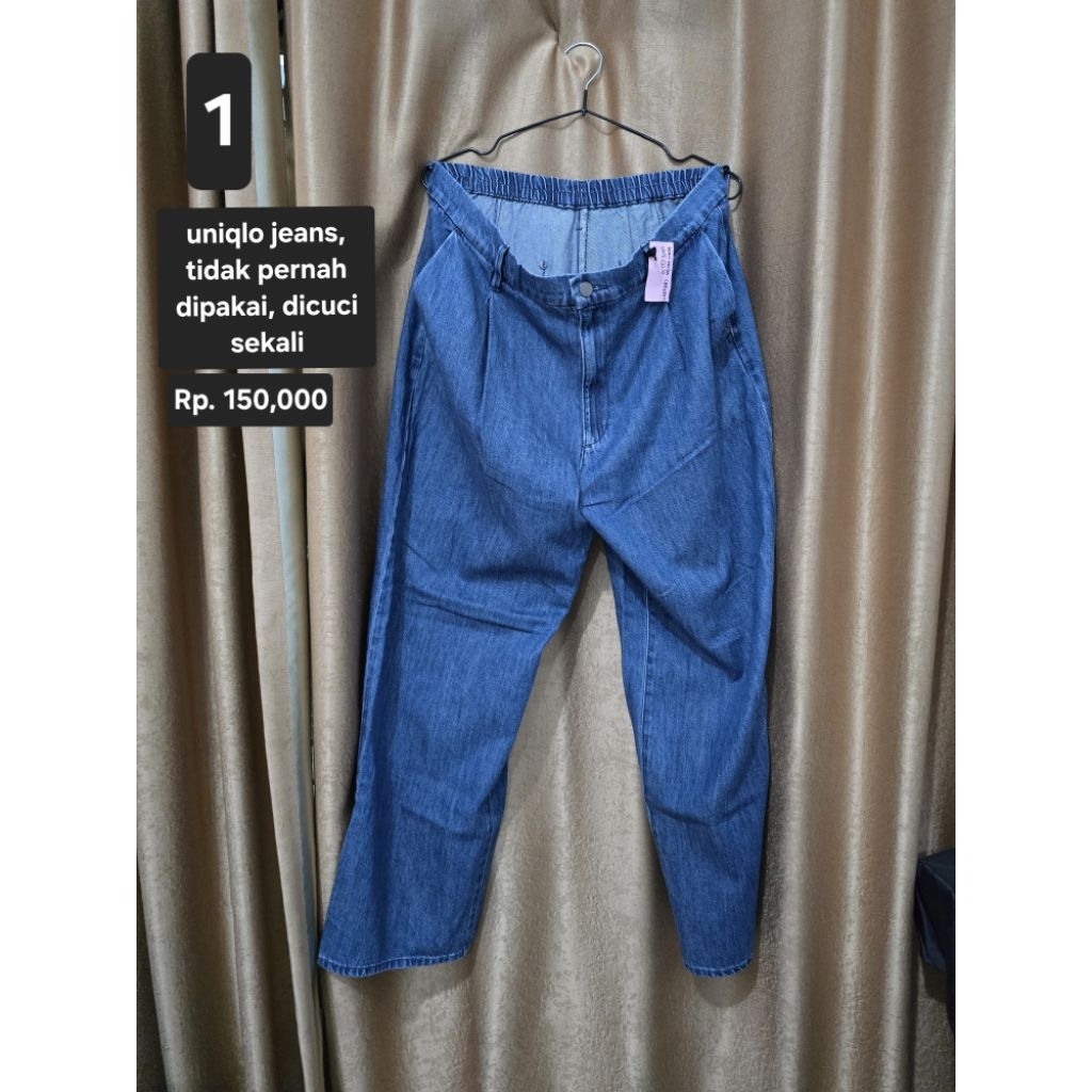 UNIQLO JEANS PRELOVED XXL
