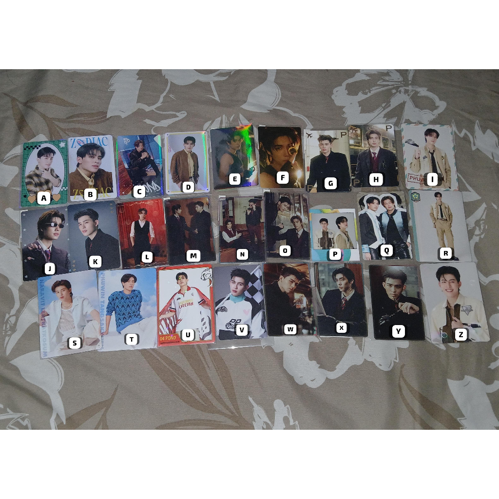 [NaT.achai] OFFICIAL PHOTOCARD COLLACTIBLE CARD GMMTV POND PHUWIN PPW LOL 2023 2024 2025 2026 Rendez
