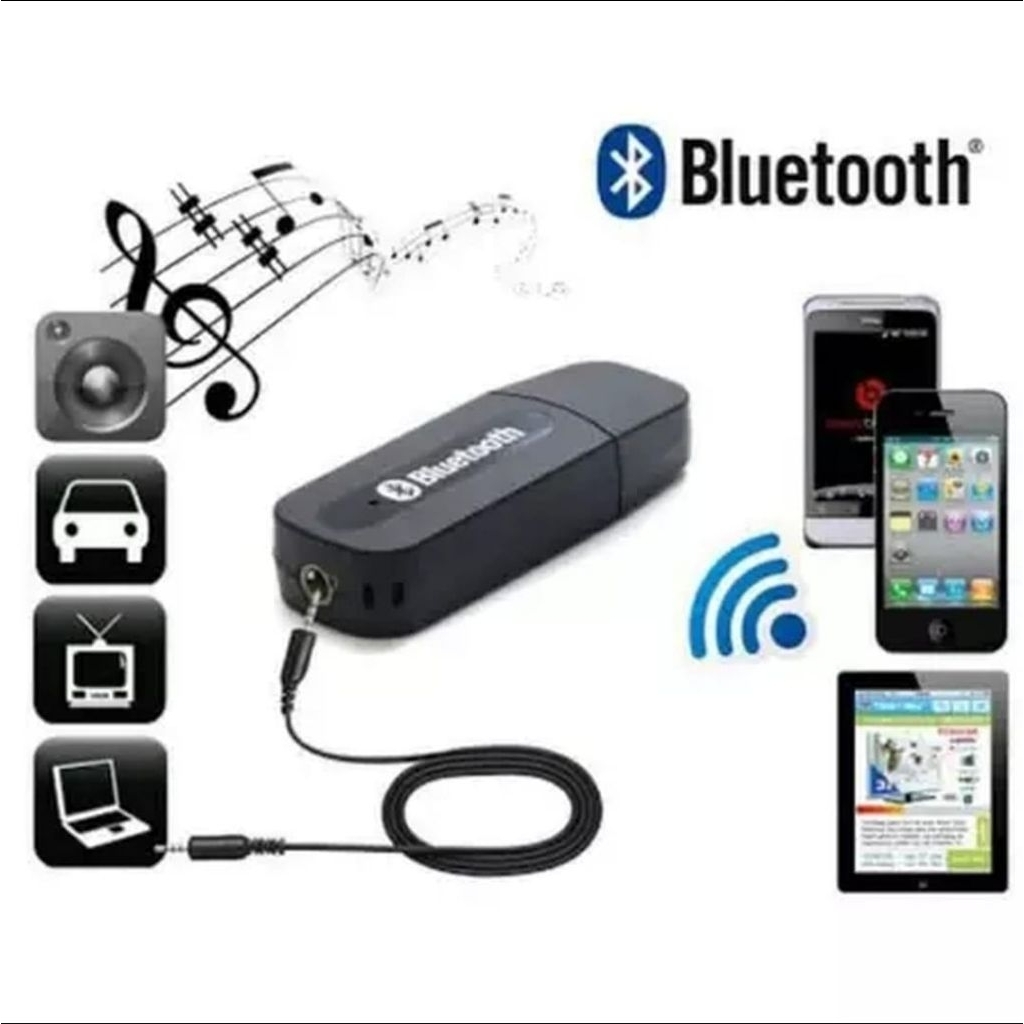 Alat Sambungan Receiver Bluetooth Konektor Audio Salon Speaker Aktif
