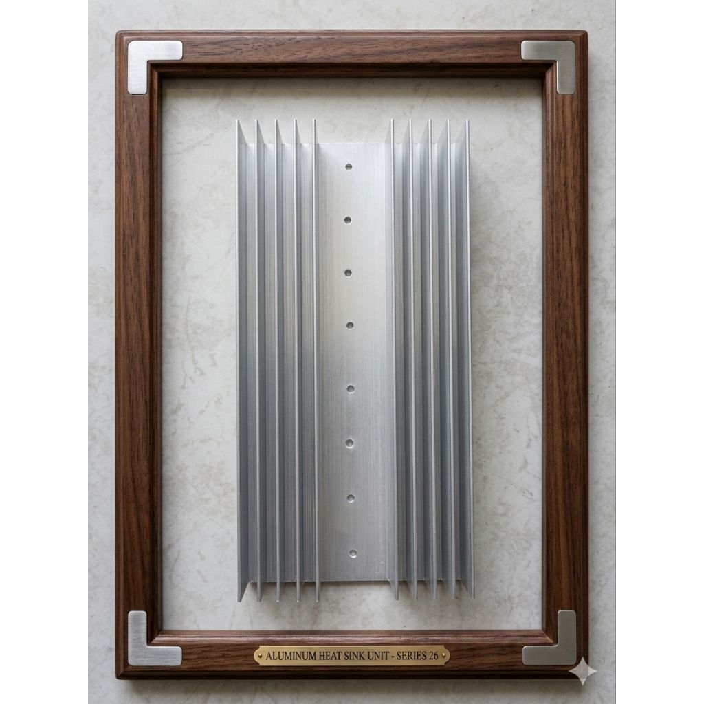 Heatsink Aluminium Pendingin 20cm Transistor / Heatsink Sirip Power Amplifier