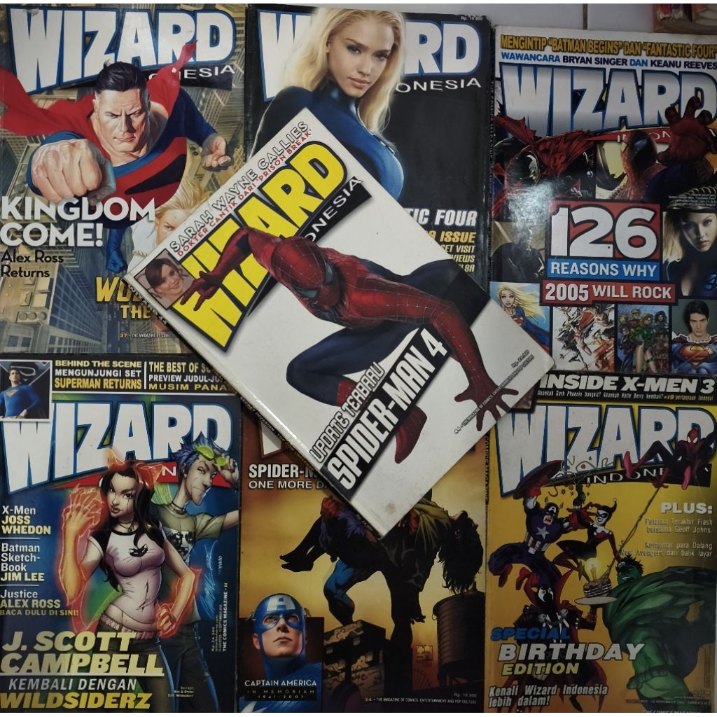 MAJALAH WIZARD INDONESIA BEKAS