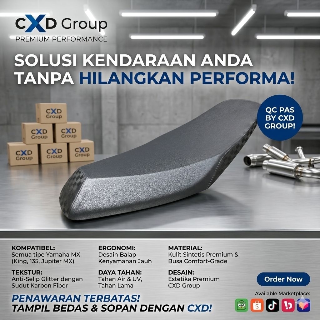 Jok Custom PNP Yamaha Jupiter MX / MX King – Ag style Presisi Pas