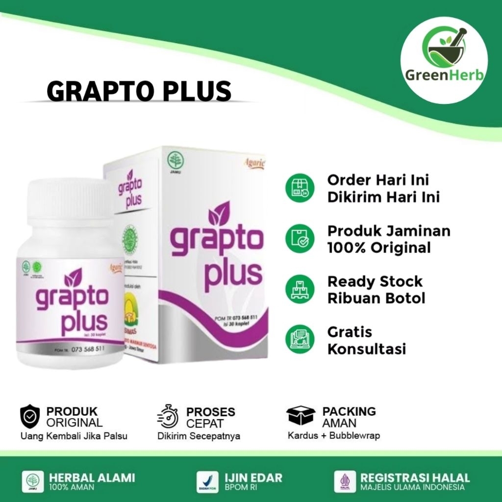Grapto Plus Original Obat Wasir Ambeien Ampuh Asli