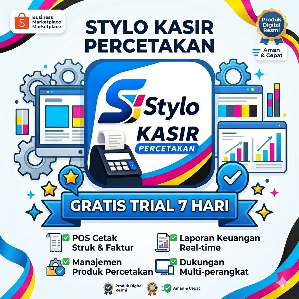 Aplikasi Kasir Percetakan untuk Windows, Offline