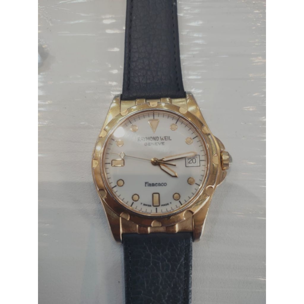 Jam tangan RW saphire cristal gold plate mulus antik  original swiss