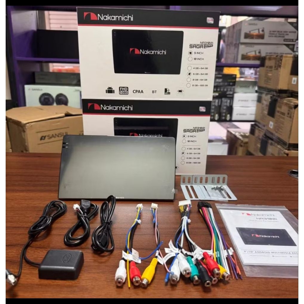 Headunit Android 9 Inch / 10 Inch Nakamichi Saga Series NA3102i Ram 6/64GB QL...