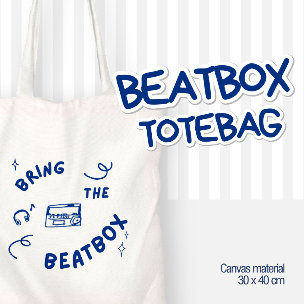 [FREE CLAIM] totebag beatbox nct dream totebag kanvas canvas haechan jeno jaemin