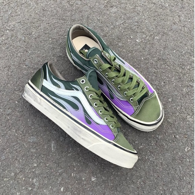 Vans Old Skool 36 LX Archive Flame Green Balsam Original Resmi Store