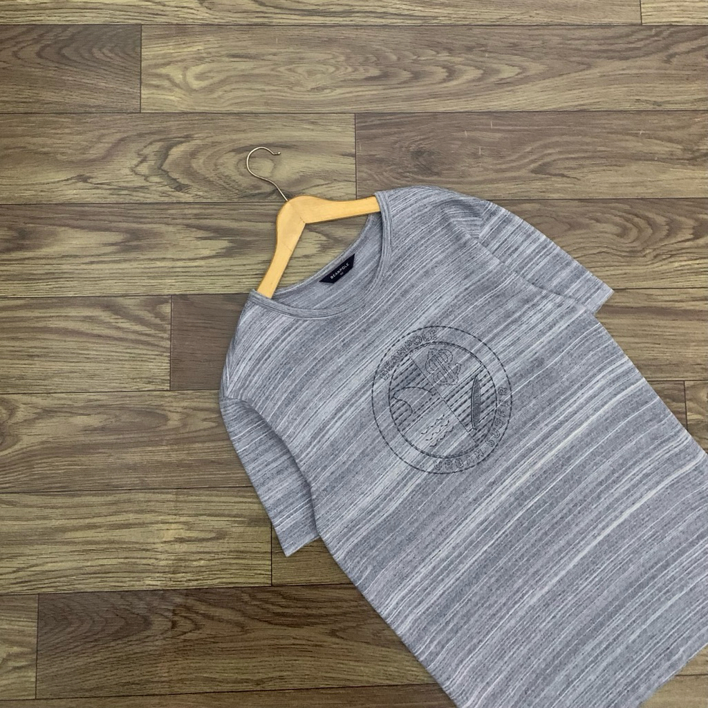 Kaos BEANPOLE Branded Grey Surf Tee TShirt