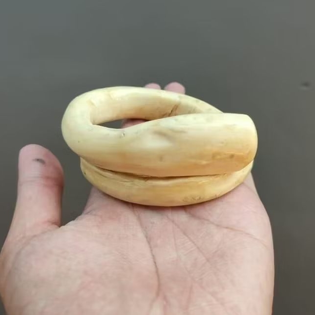 gelang akar bahar putih babon super jumbo