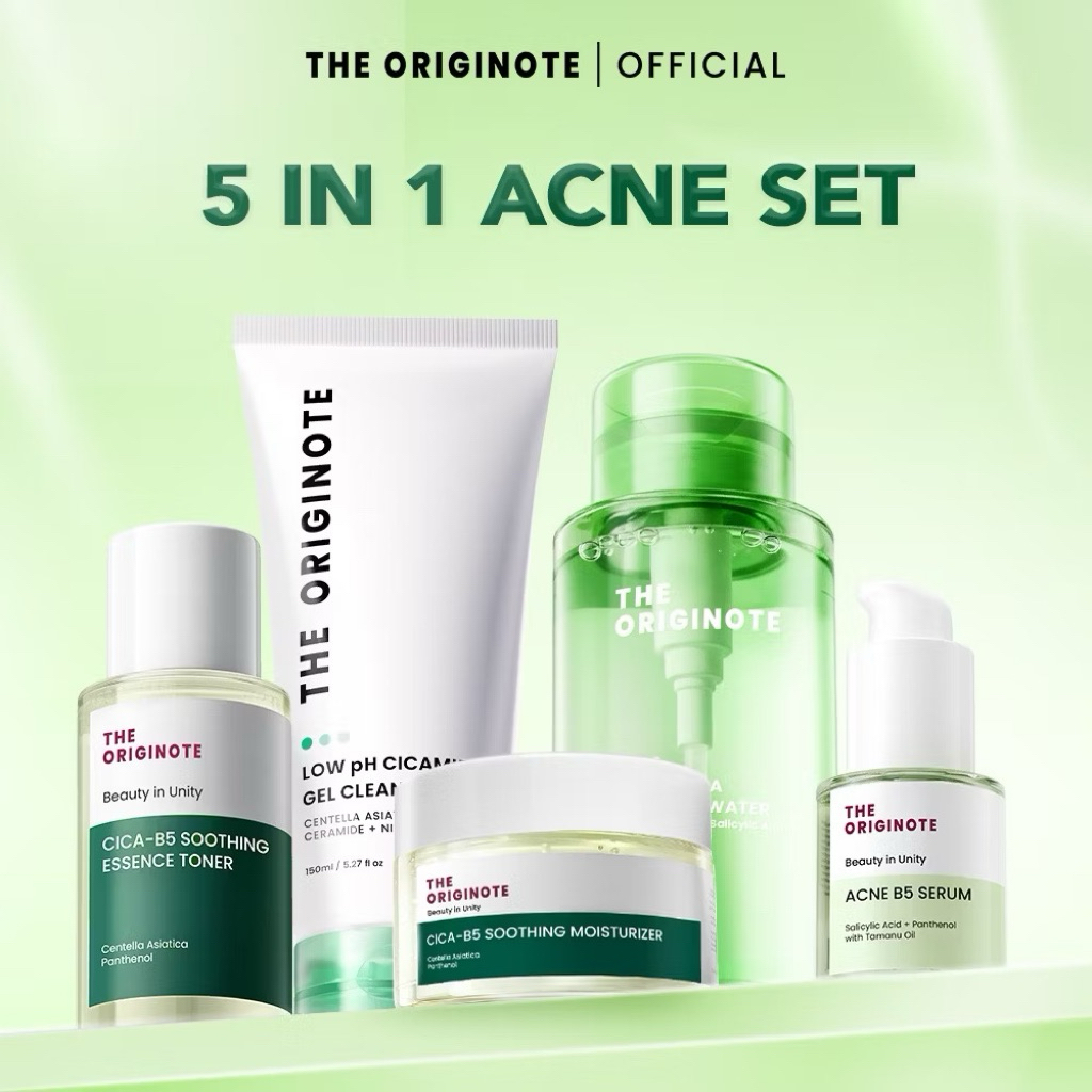 Paket Perawatan Wajah The Originote 5in 1 - Acne