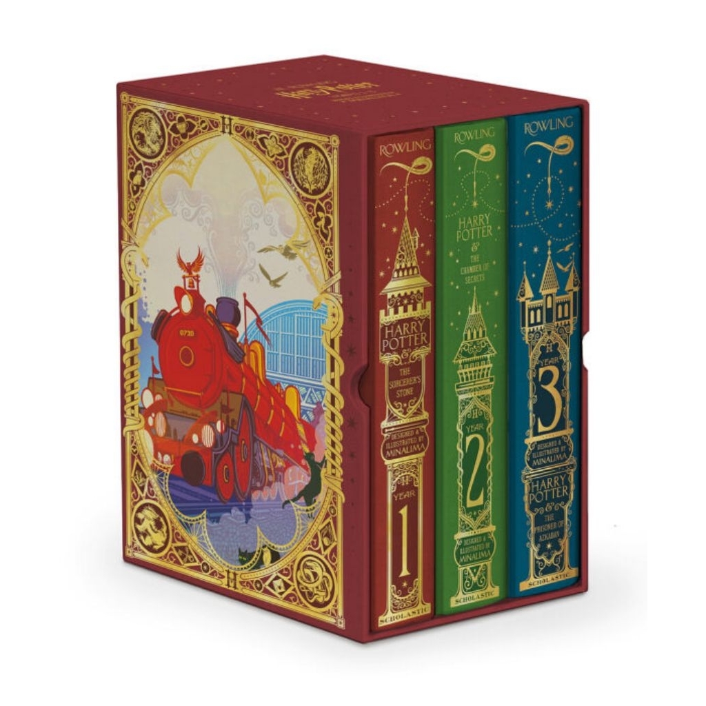 Harry Potter 1-3 Box Set: Minalima Edition