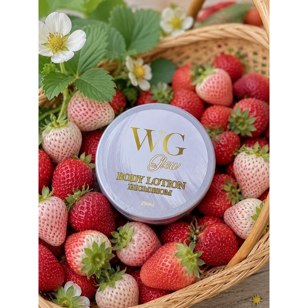 wg glow Lotion Pemutih Kulit Tubuh 250ml - Mencerahkan & Melembabkan