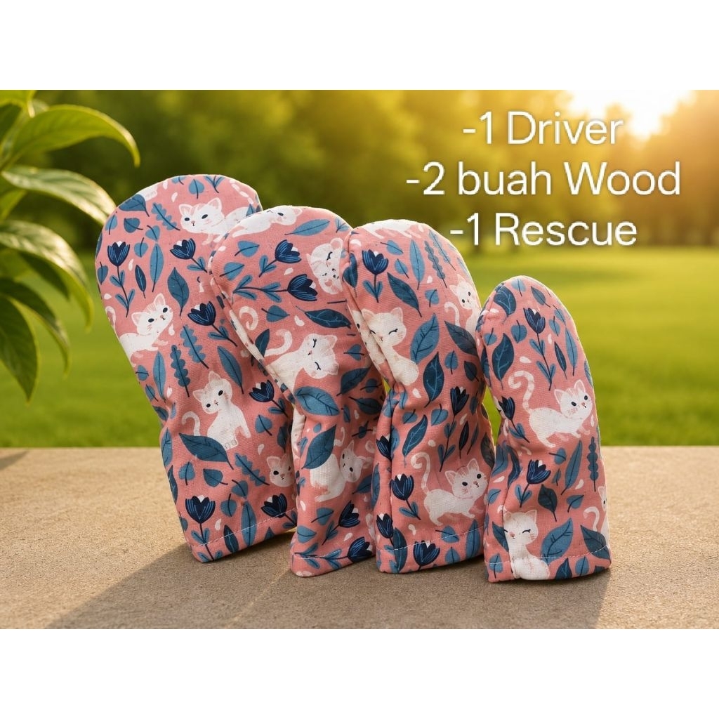 Baru cover driver golf cover wood 1 cover wood no 1 cover wood 3 cover wood 5 cover rescue golf cove