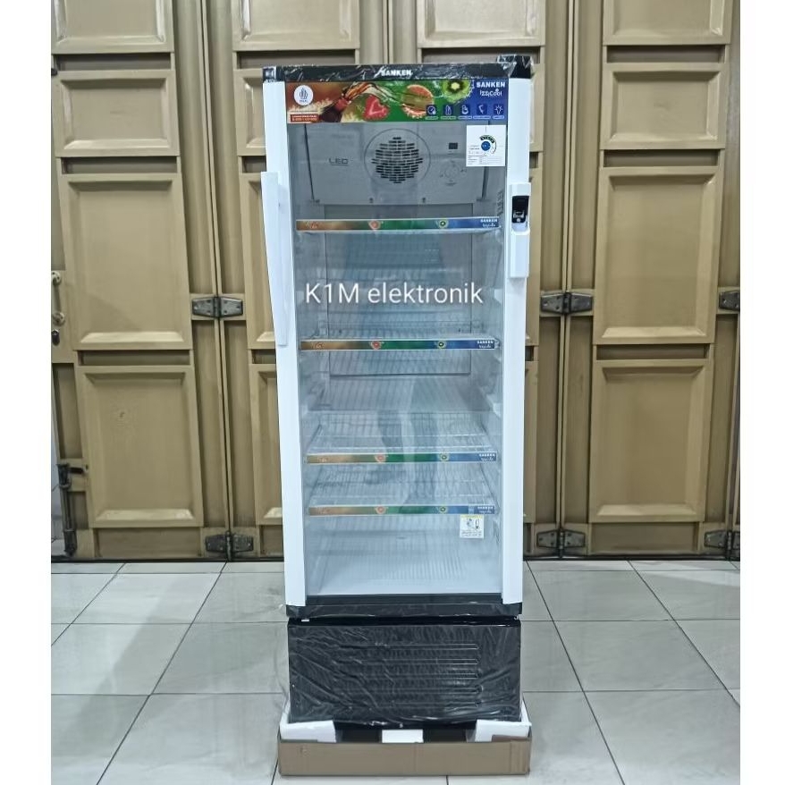 Showcase Cooler Sanken 4 rak SRS-229BKR SRS 229BKR