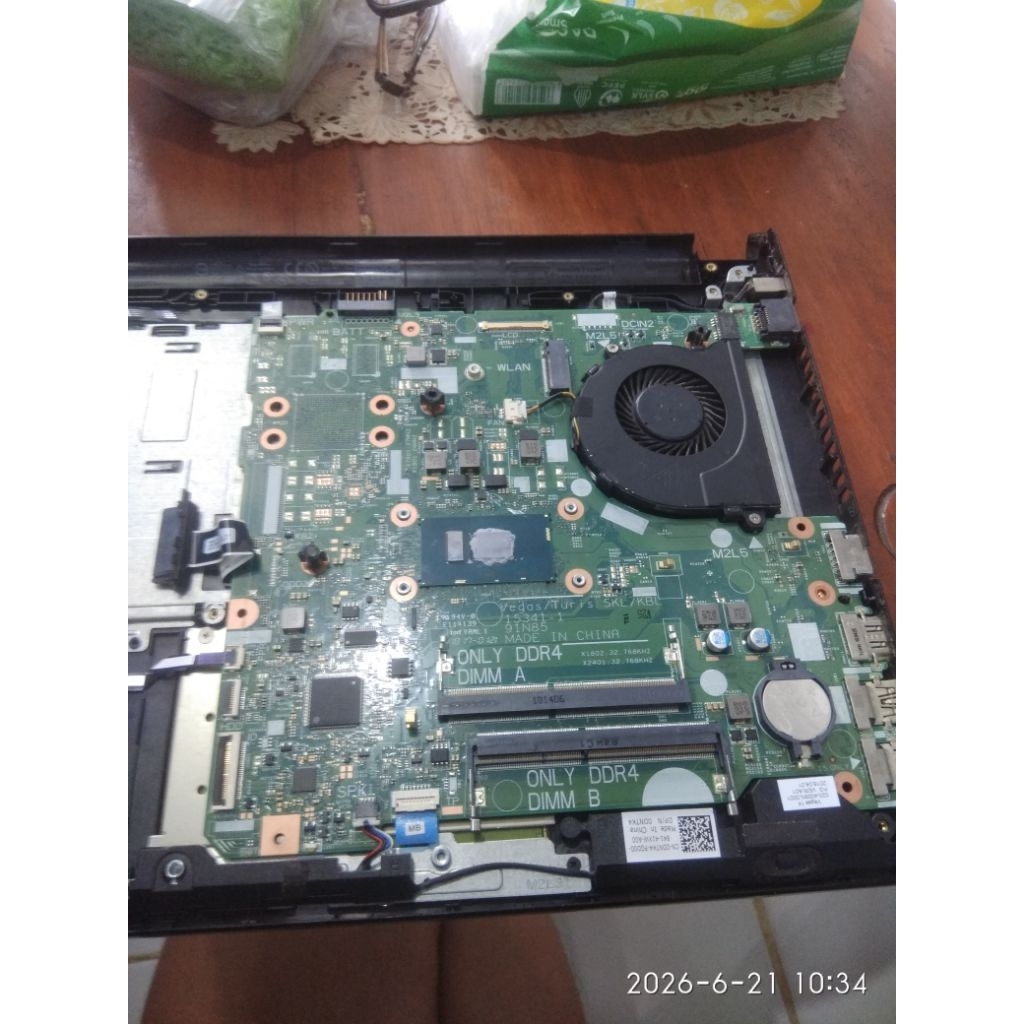 Motherboard Dell Vostro 14, core i3 7130 (gen 7)