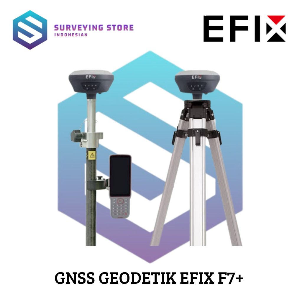GNSS GEODETIK EFIX F7+ IMU-RTK GNSS Rover with EFIX EBASE GNSS