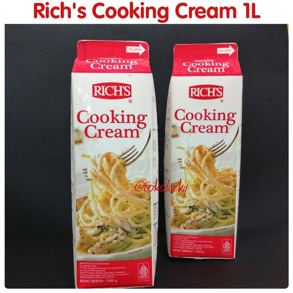 Rich's Cooking Cream 1L/Cooking Cream 1000gr