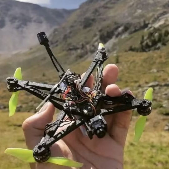 Frame Drone Rakitan NLR35 FPV Drone Frame 1S Ultra Light Long Range - 3D Print PETG
