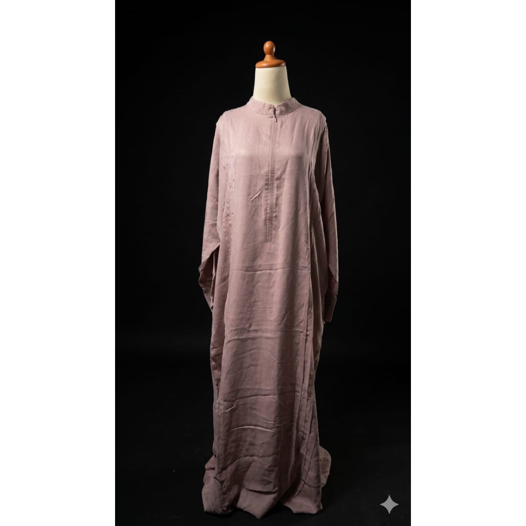 PL Teeqa Abaya Plain Exclusive Collection Taza Powder Pink