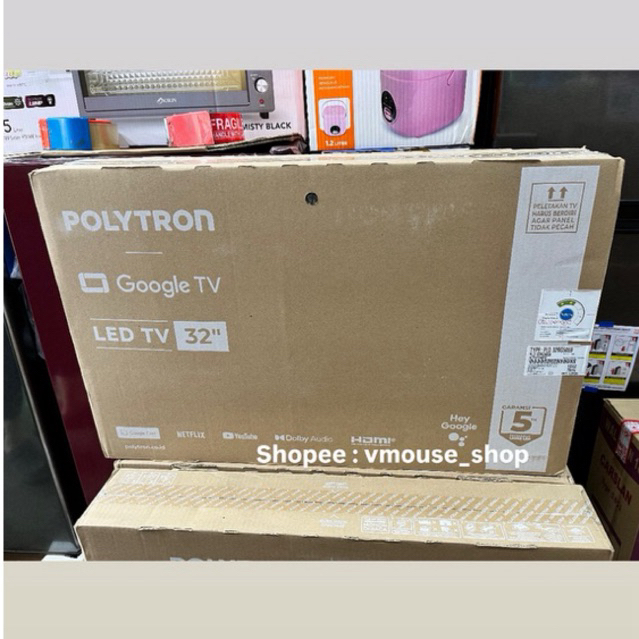 POLYTRON GOOGLE TV 32RG5059 - TV POLYTRON ANDROID 32 INCH DIGITAL - POLYTRON TV ANDROID 32 INCH - AN