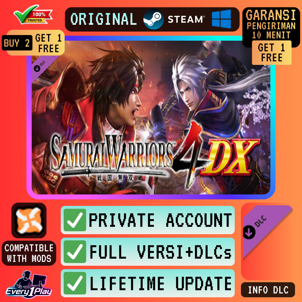 SAMURAI WARRIORS 4 DX Game Steam - Games PC Laptop Windows