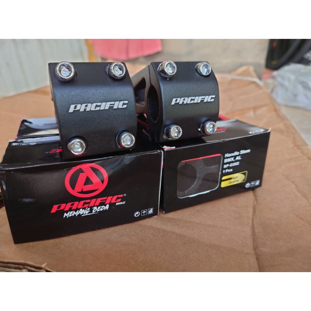 Stem dudukan stang sepeda BMX alloy pacific